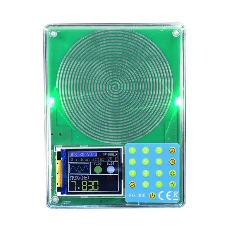 [NEWA76K!】 DDS Function Signal Generator 0.001Hz-200Khz Signal Generator 1.8-Inch TFT Display Sine+Square+Triangle+Sawtooth Wave