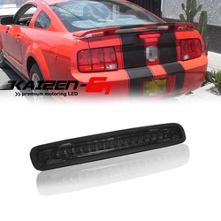 1PC Smoked / Red Lens Red 16-LED Car Light Bar Third 3rd Brake Stop Light For Ford Mustang 2005 2006 2007 2008 2009 Tail Light