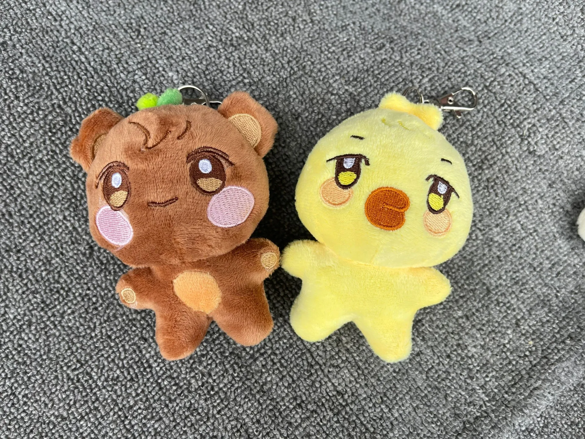 10CM Kpop ATEEZ Plush Pendant Keychain Aniteez Design Hongjoong Seonghwa Yunho Yeosang San Ming Wooyoung Jongho Accessories
