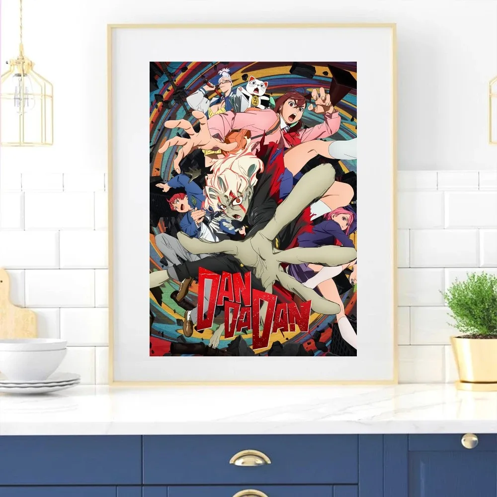 Bilibili Anime Dandadan Poster Home Room Decor Livingroom Bedroom Aesthetic Art Wall Painting Stickers