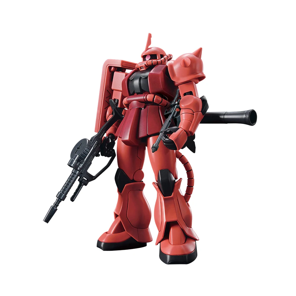 

Bandai HGUC 1/144 HG234 Char Zaku II Revive Red Comet Ver Plastic Model Kit Articulated Buildable Figure Model