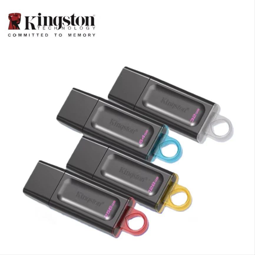 Unidad Flash USB 3.2 Gen 1 Kingston DataTraveler Exodia DTX de 64 GB, 128 GB, 256 GB, Unidad de Memoria USB Portátil de Alta Velocidad para Computadora Portátil y PC