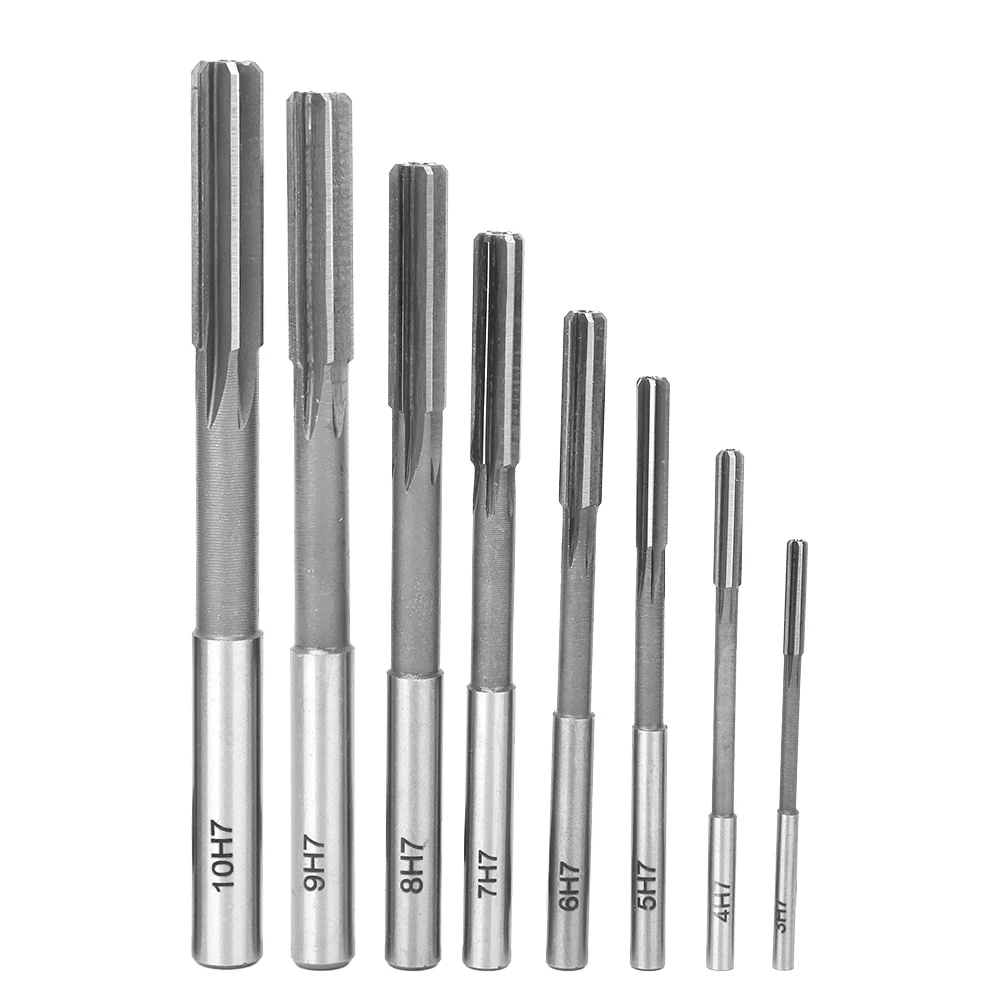 Reamer High-Speed Steel High Accuracy Straight Shank Reaming Tool Accessories H7 High-Speed Steel Reamer Hole Reamer Reamer