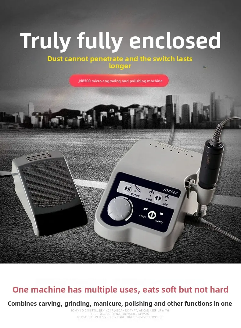 ​ ​ JD8500 Высокоскоростной электрический художественный инструмент мощностью 65 Вт, прецизионная гравировальная ручка 35000 об/мин для изготовления ювелирных изделий и поделок своими руками ​ ​
