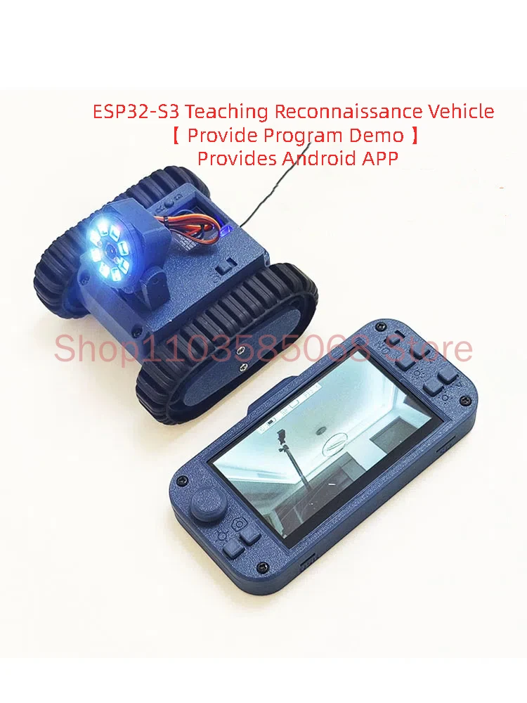 

Teaching Investigation Robot Wireless Video Car Camera Image Transmission Module Track Remote Control ESP32