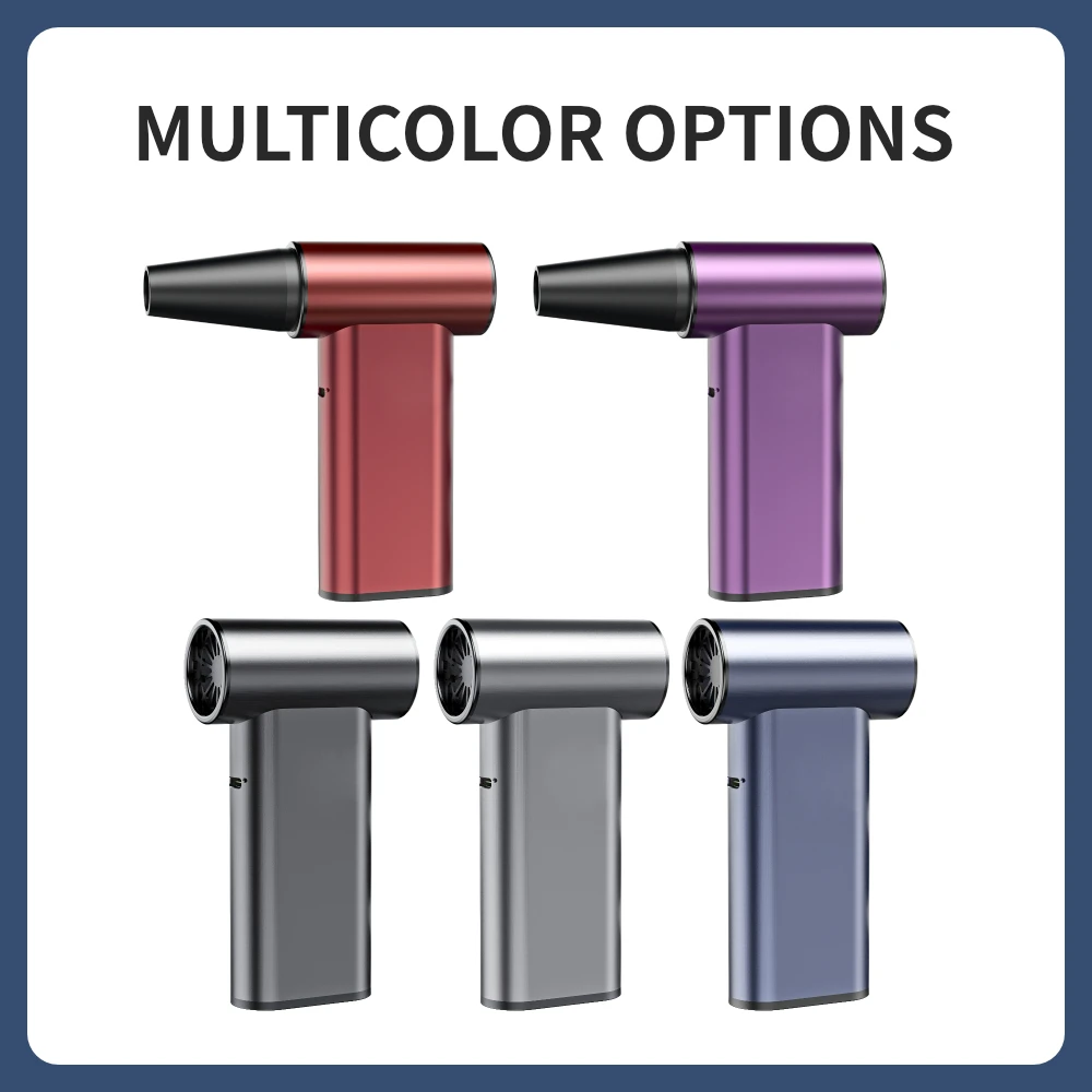 5000mAh قوة خارقة مروحة تربو يده مروحة تربو صغيرة منفضة الهواء 3 التروس الكهربائية اللاسلكية منفضة الهواء منفاخ الهواء الصغيرة