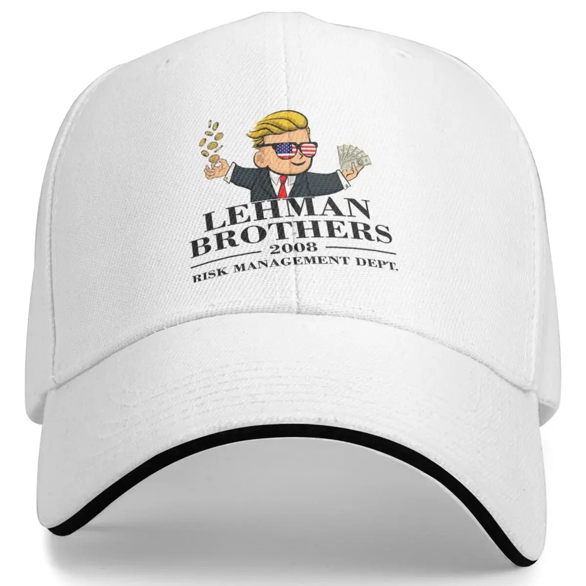 Lehman Brothers Risk Management Dept (18) Baseball Cap Fashion Trucker Hat Summer Women Men Outdoor Sport Snapback Cap