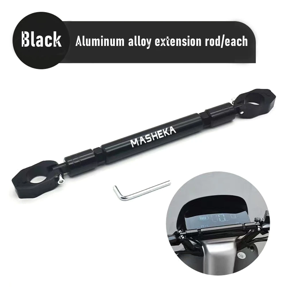 

Universal 22mm CNC Aluminum Motorcycle Handle Bar Grips Steering Wheel Strengthen Bracet Adjustable Crossbar Thick Balance Bar