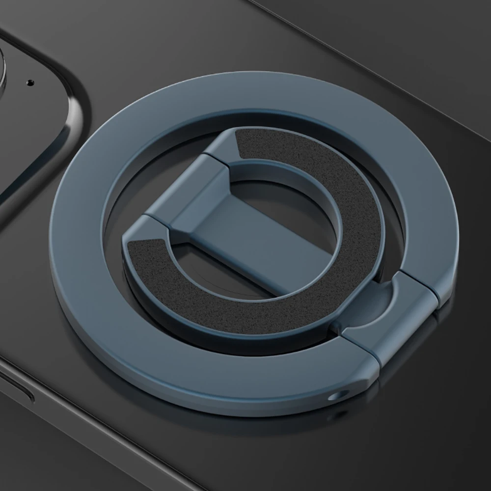 Nuovo supporto per anello da dito per telefono cellulare per Magsafe Supporto magnetico bifacciale con forte aspirazione magnetica per iPhone16 15 14 Xiaomi