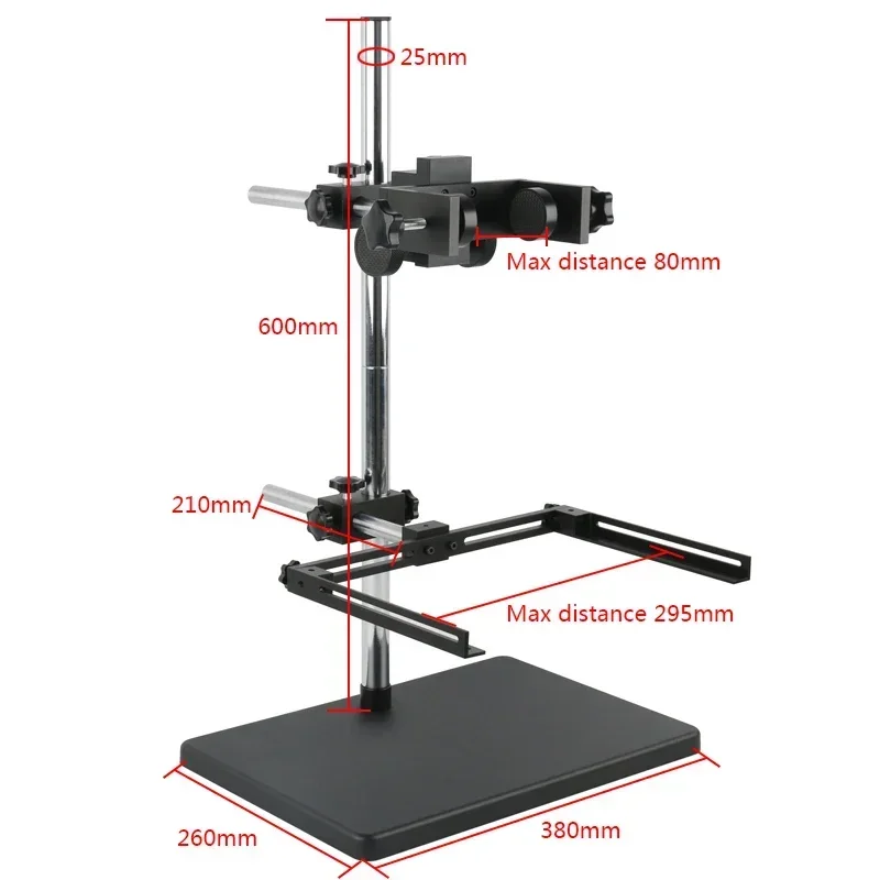 Multifunction Adjustable Lifting Frame Industrial Microscope Camera Lens PCB Board Fixture Equipment Table