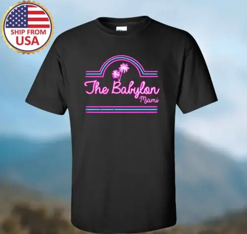 The Babylon Men's Black T-shirt Size S-3XL