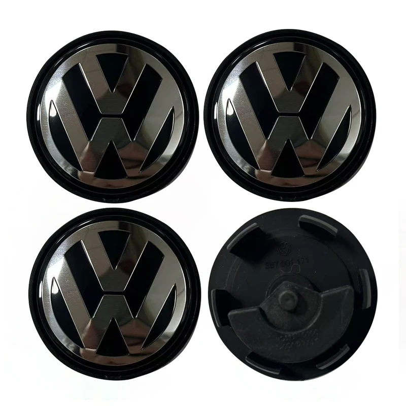 

Floating Center Caps 4pcs 56MM 65MM Car Wheel Hub Covers For VW GTI Polo Golf 4 5 6 7 8 Touran CC Passat B5 B6 B7 accessories