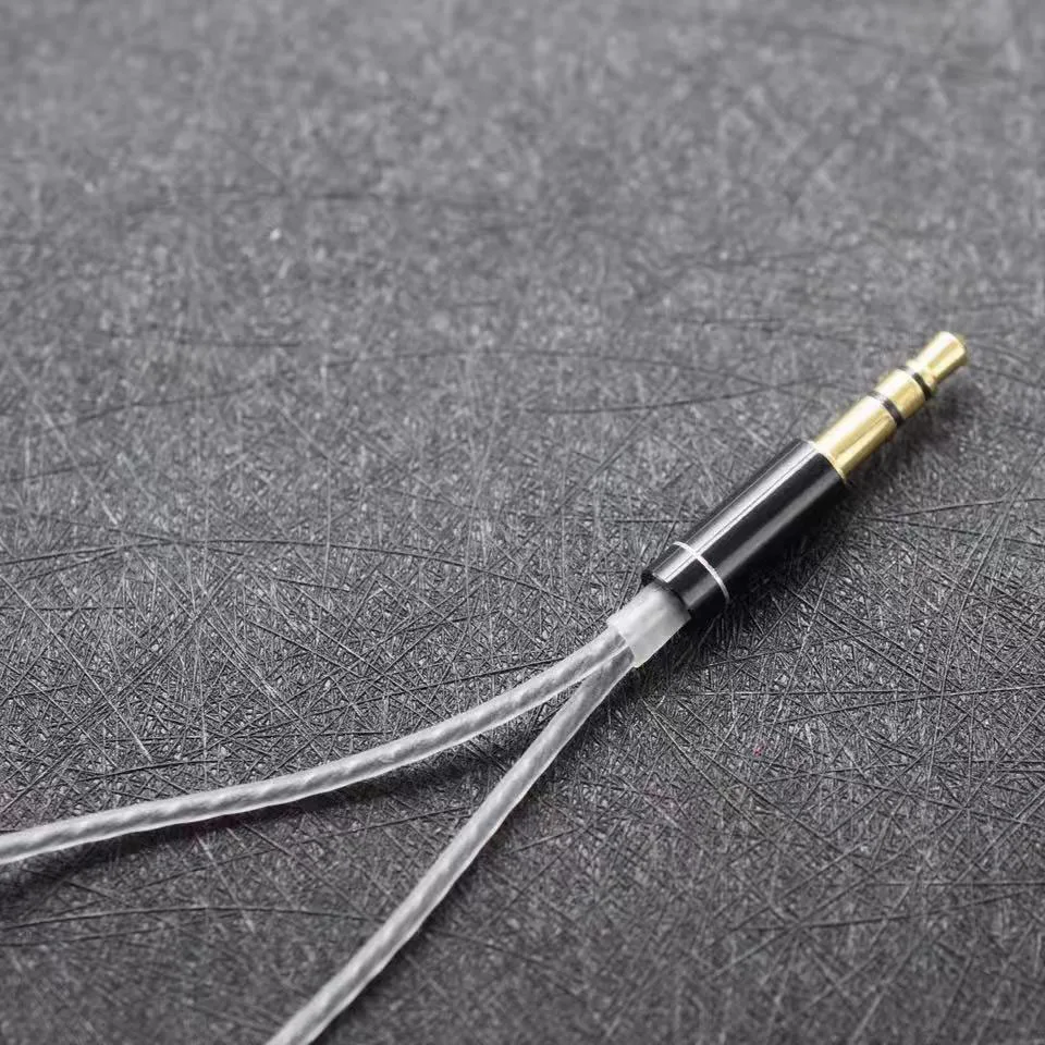 3.5mm Pure Copper MMCX IEM Short Upgrade Cable Equal Length Wire for Bluetooth Receiver 35 cm 50 cm Optional Stable Audio Cable