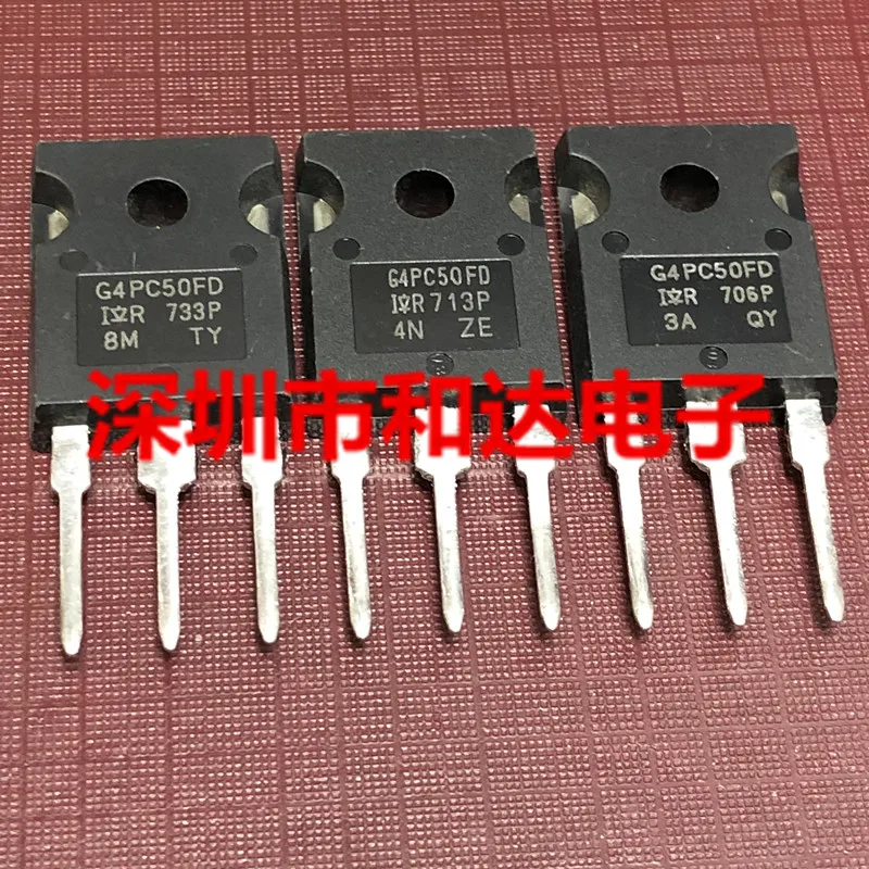 10PCS/Lot IRG4PC50FD G4PC50FD  IGBTTO-247 600V 39A Imported Original New And In Stock 100%Test