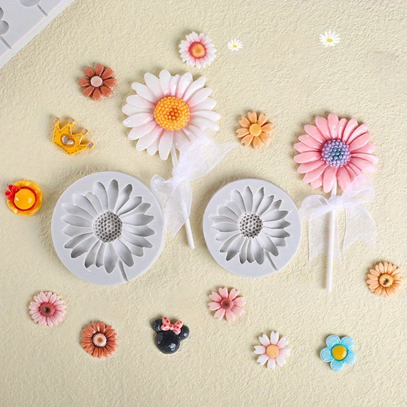 Molde do pirulito do silicone para a decoração do bolo Fondant, Ferramentas DIY do cozimento, Cozinha