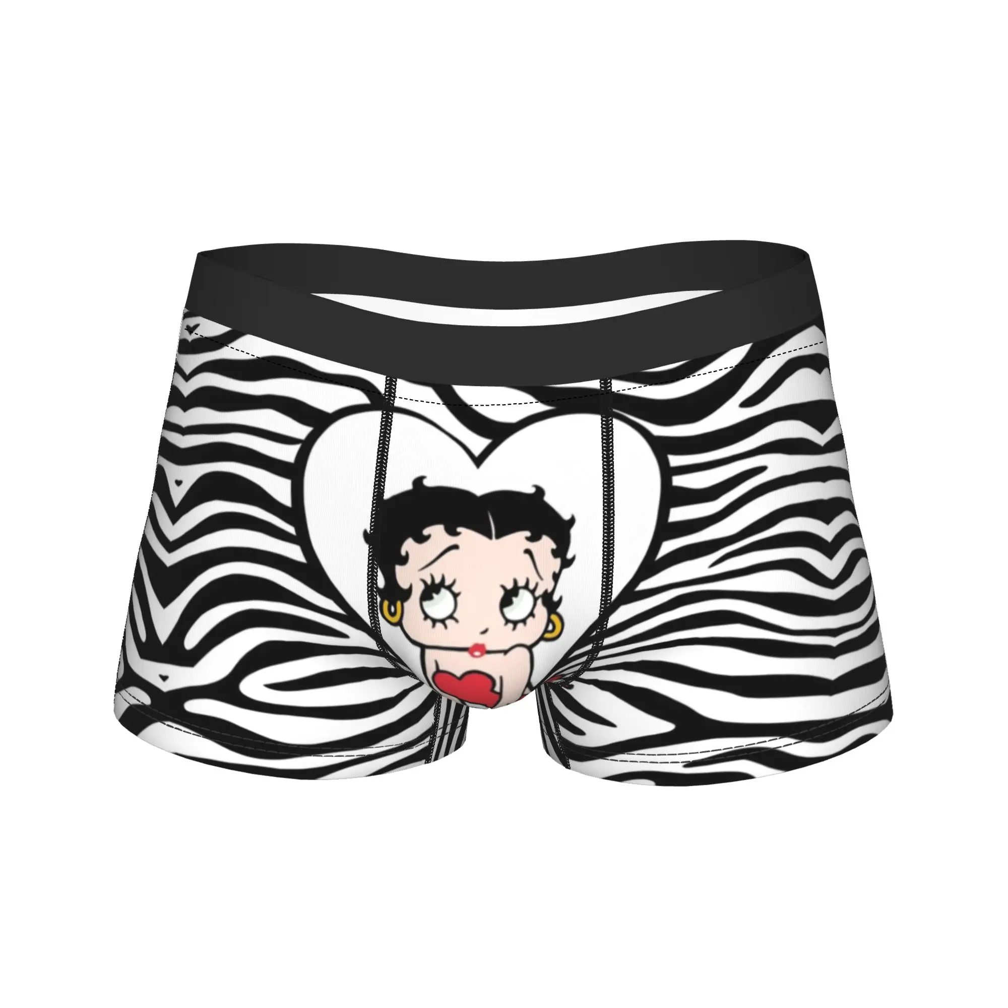 

B-Bettys Cartoon Boops Accessories Boxers Briefs Humorous Underwear Bettys Love Boxer Briefs Gag Gifts For Men