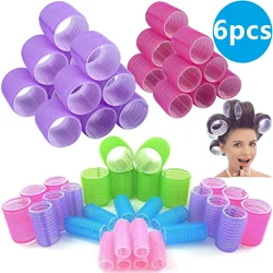 Jumbo Size Self-Grip Hook Hair Rollers Set Bigoudis Heatless Hair Curler Salon Hair Dressing Curlers Foam Roller Cabello 헤어롤