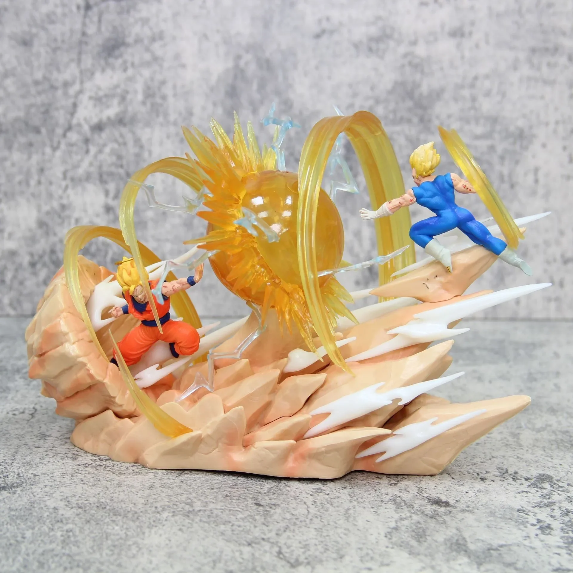 

In stock GK Dragon Ball Figure Sky Top Wcf Goku Vs Vegeta Figure Anime Model Pvc 18cm Action Figures Toys Collection of Gifts