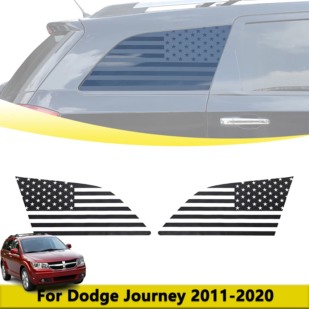 

Quarter Window Decal For Dodge Journey 2011-2020 American Flag Window Vinyl Sticker Trim Cover Car Styling Exterior Accessories