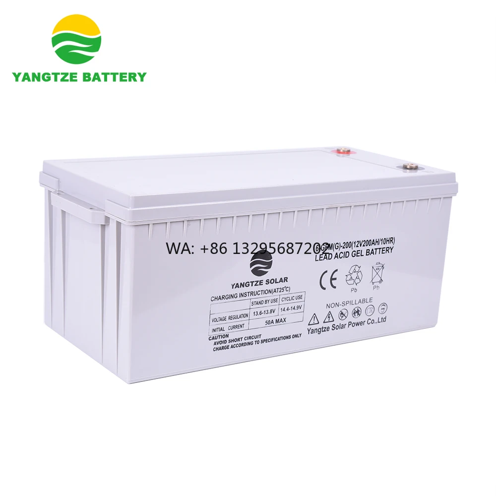 

SunshineLead Acid Gel 200ah 12v Deep Cycle Battery For Solar Panel