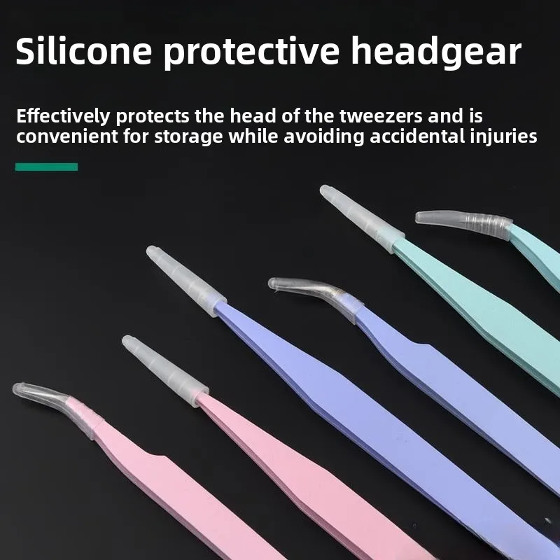 

Anti-Static Stainl Steel Tweezers Hardened Tip Bent Head Electronic Repair Tool Nail Art Scrapbooking Hanrting Tweezers