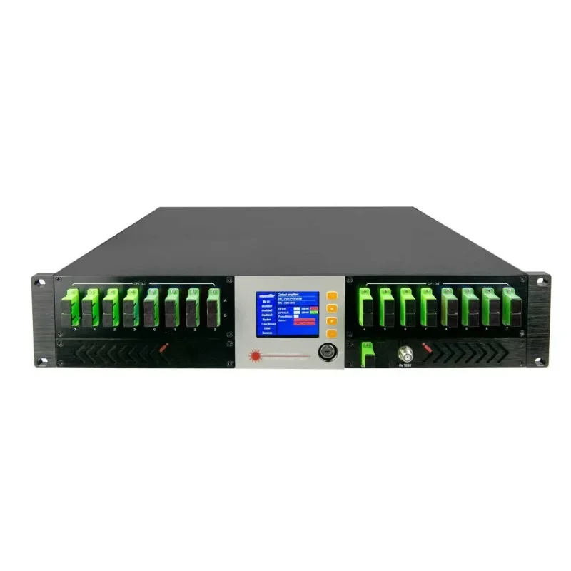 2U 16-Port 23dBm EDFA Optical Transmitter with WDM | Integrated for Laser & Data Transmission