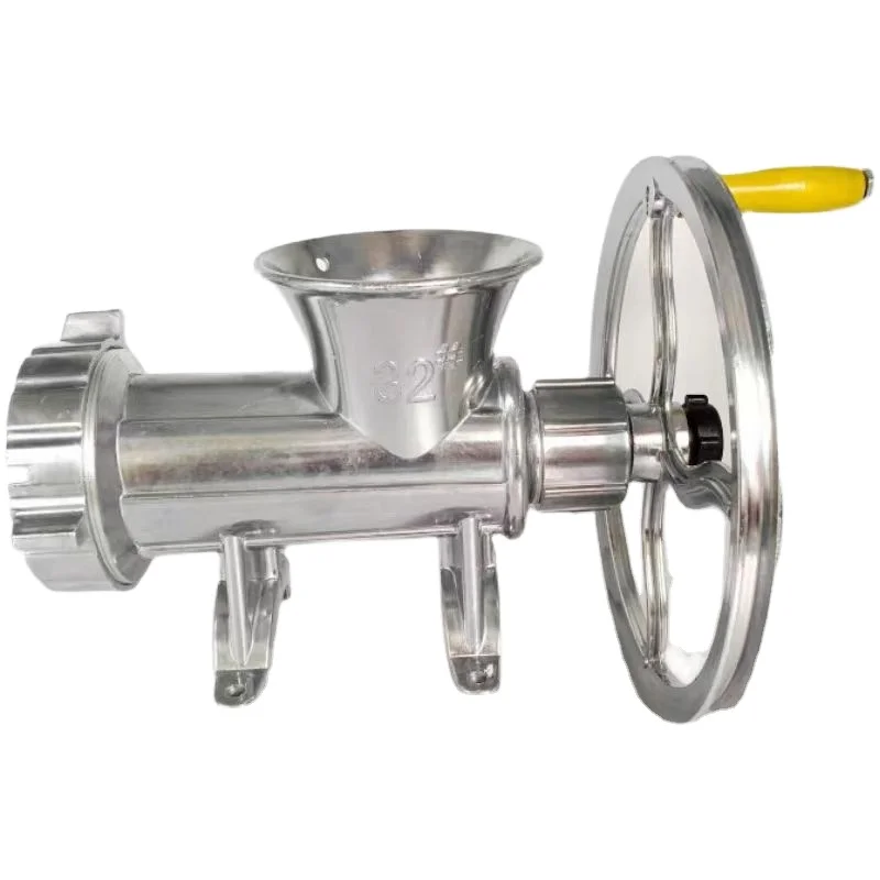 Heißer Verkauf 32-Aluminiumlegierung Manueller / elektrischer Fleischwolf Handfleischwolf