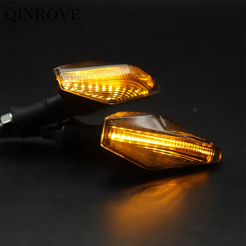 Motorcycle LED Turn Signal Light 12V ABS Yellow Flashing Light Universal For Honda Grom KTM Suzuki GSX 8S GS 500 GSX S750 S950