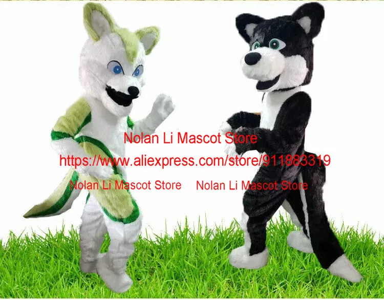 High Quality EVA Material Husky Dog Fox Wolf Mascot Costume Suit Role-Playing Party Game Advertising Carnival Easter Adult 1082