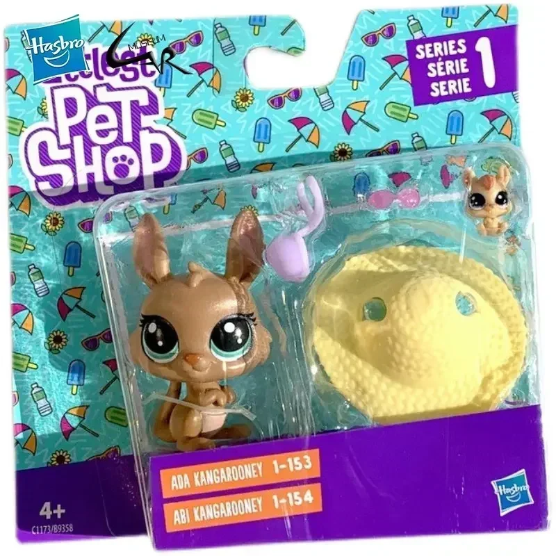 Hasbro Littlest Pet sklepowe zabawki oryginalne rzadkie Mini stoiska z krótkimi włosami kociak kot figurka kolekcja lalek Bobble głowa zabawka