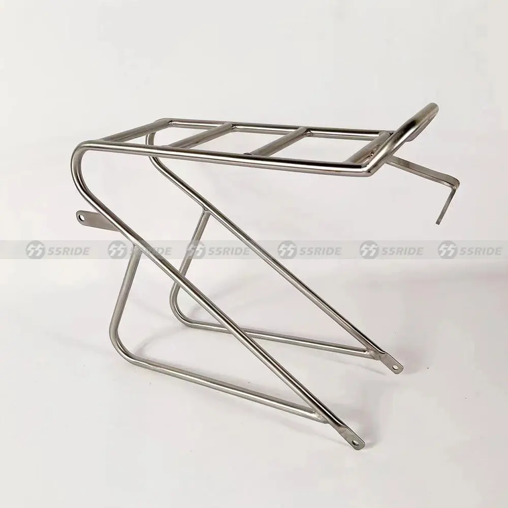 Titanium Alloy Gravel Road Front Shelf, Travel Bike Pallet Rack, Long-Distance Bicycle Rack