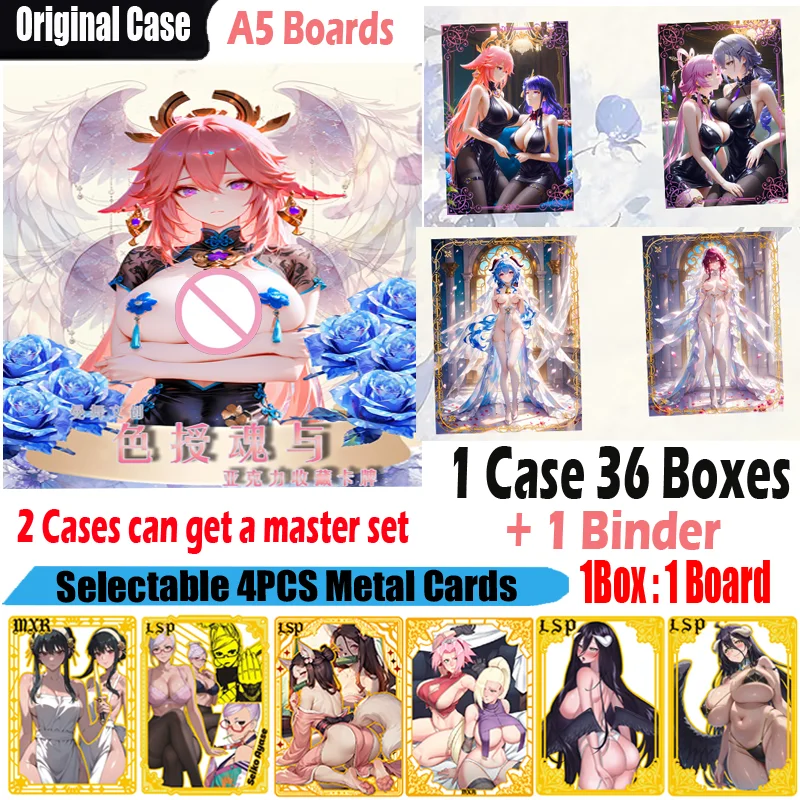 

Newest A5 Goddess Card Color Soul Hobby Colleciton Card Doujin CCG Waifu Board Anime Toys Card Gifts
