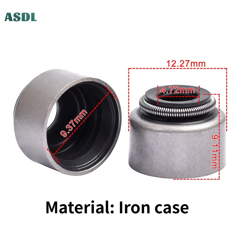 5mm Iron Case Moto Valve Oil Seal For YAMAHA XVS1300 XVS950 MT03 XT660 FZ600 XJ600 TTR230 YFM 200 225 250 450 550 700 660 YXP700