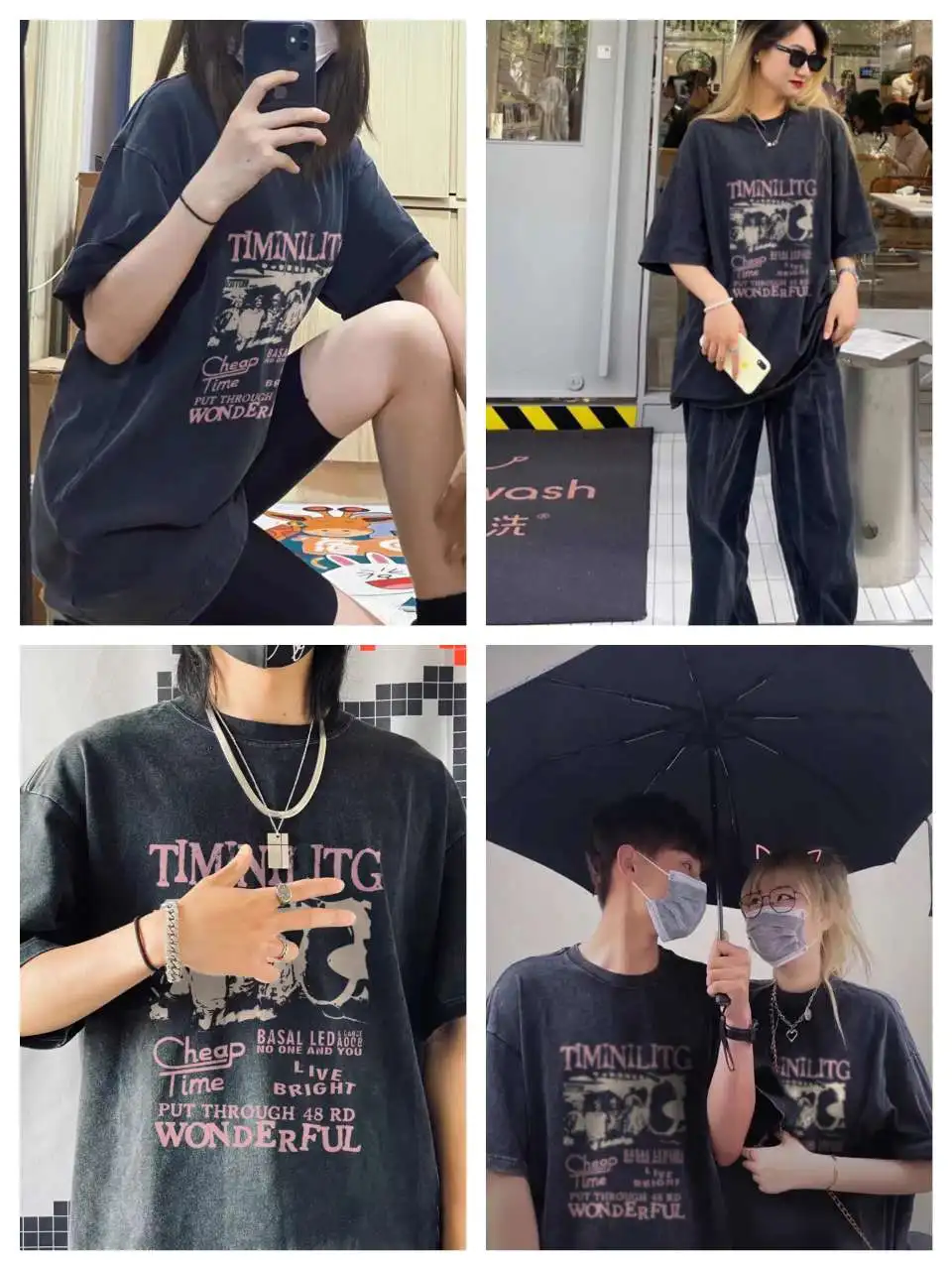 Man Vintage Oversized Old Short Sleeve Shirt Women Summer Hip Hop O-neck Streetwear Women Harajuku T-shirt Clothes Loose Tee