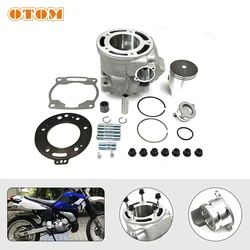 OTOM Motorcycle Top End Rebuild Cylinder Kit 66.8mm Big Bore w/Piston Rings Cylinder Gasket For YAMAHA DT230 MT TSE 250 2 Stroke