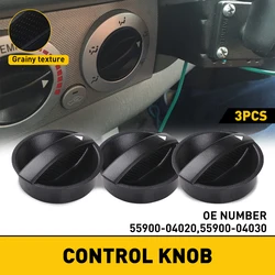 3Pcs Car Air Conditioning Heat Control Switch Knob For Toyota Tacoma 1995-2005 2003 2006 2007 2008 2009 2010 2011 Accessories