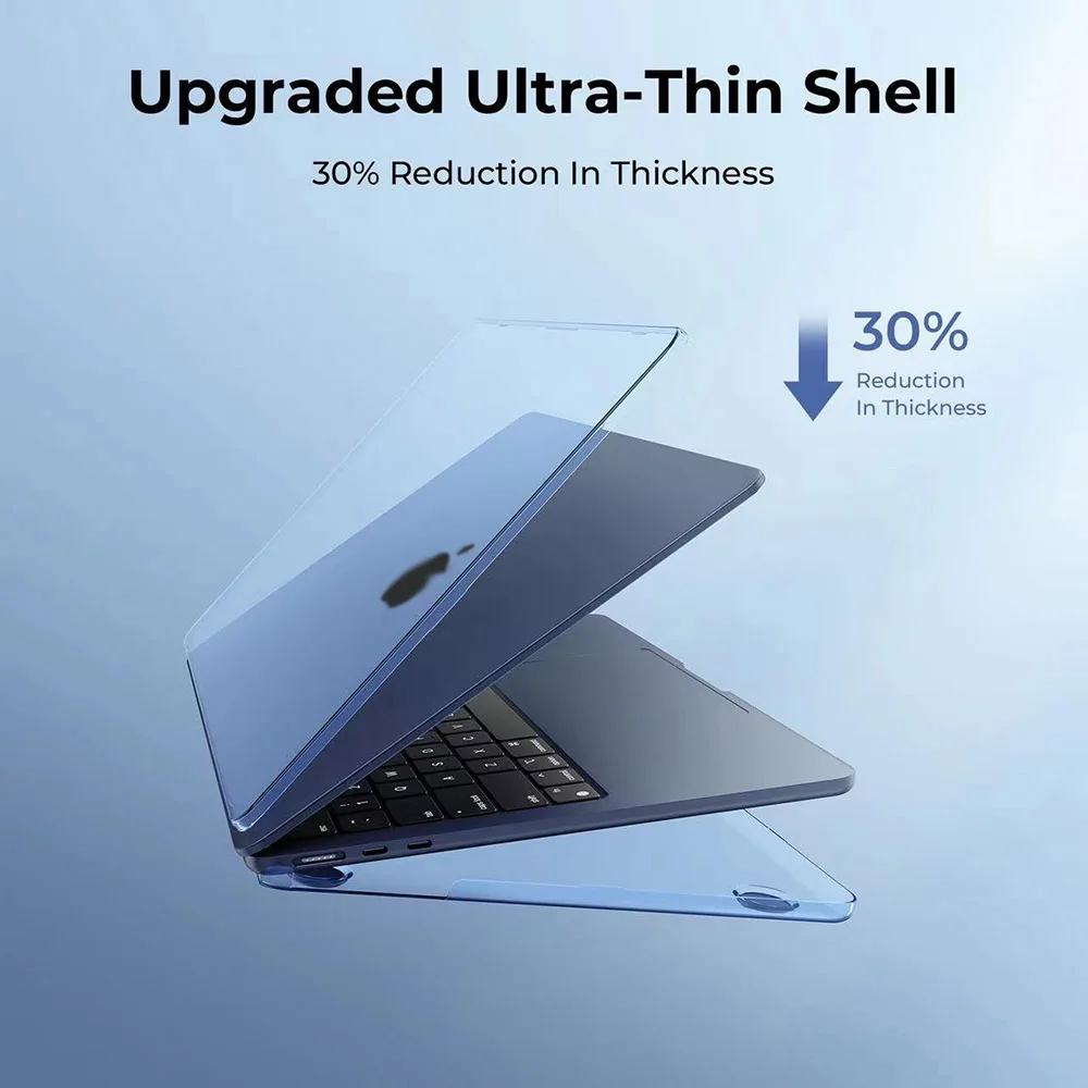 Case for MacBook Air 13 Inch M3 M2 2024 2022 A3113 A2681 Compatible for MacBook Air 13.6 Inch Cover Ultra-thin Ultra-clear