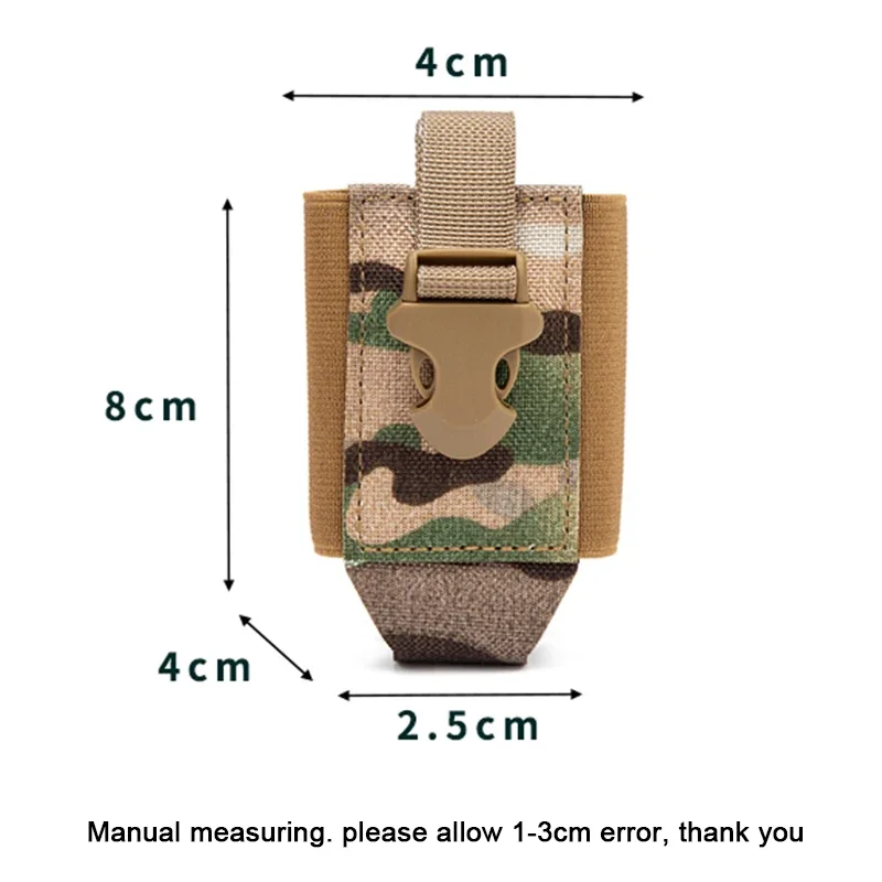 Funda táctica MOLLE para radio walkie talkie de nailon exterior - imagen 4
