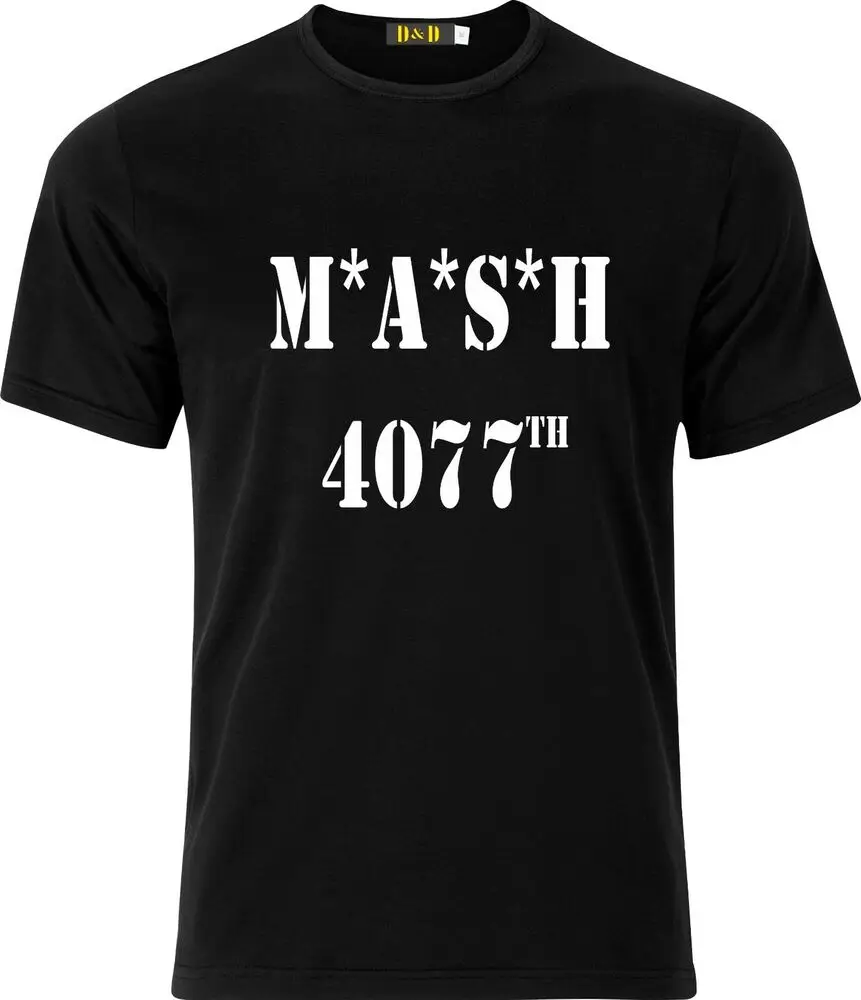 MASH 4077th xmas present funny humour gift cotton t shirt  High Quality 100%Cotton Short Sleeve