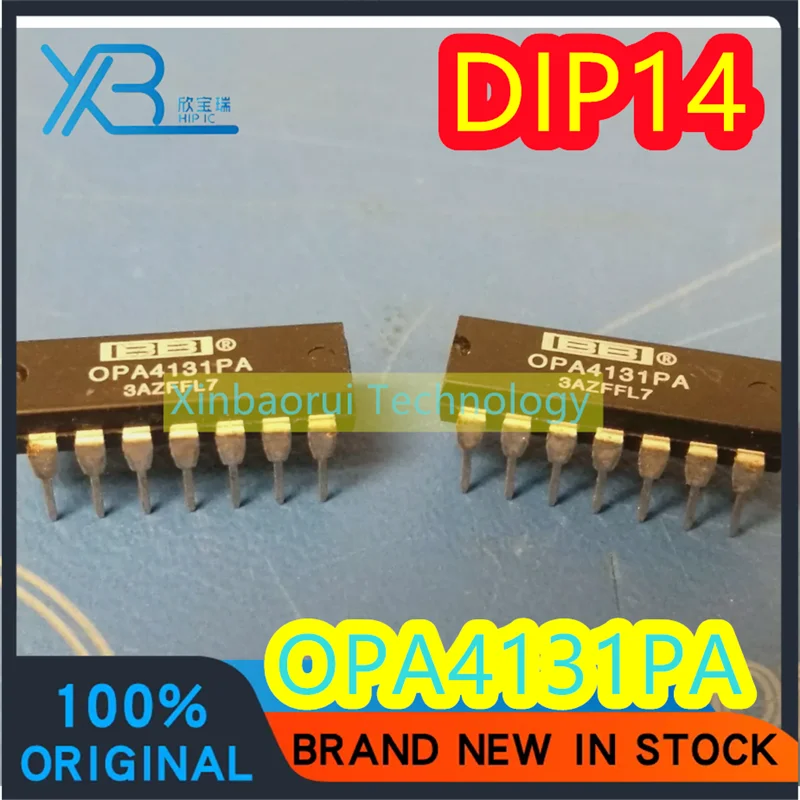 

(4/20pieces) OPA4131PA OPA4131P OPA4131 DIP-14 operational amplifier chip IC 100% brand new authentic spot