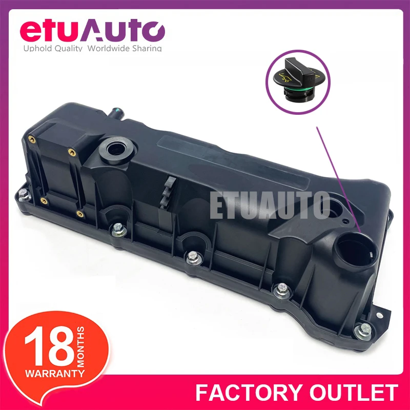 For Ford Fiesta V Engine Cylinder Head Valve Cover 1328998 1691446 2S6G6M293A1A 2S6G6M293A1B 2S6G6M293B2A