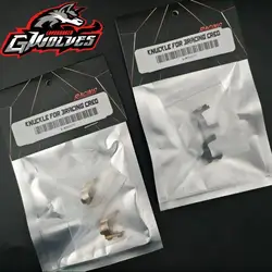 GWOLVES For 3RACING SAK-C141 2PC 7075 Aluminum Steering Knuckle Fit 3R CERO SPORT / ULTRA SAK-CS141 On-road Upgrade OP parts