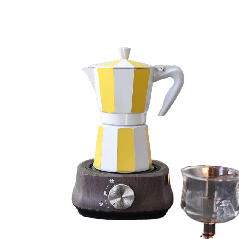 

Classic Italian Style Kitchen Coffee Maker - Big Flavor Rich Espresso Machine for Home Use
