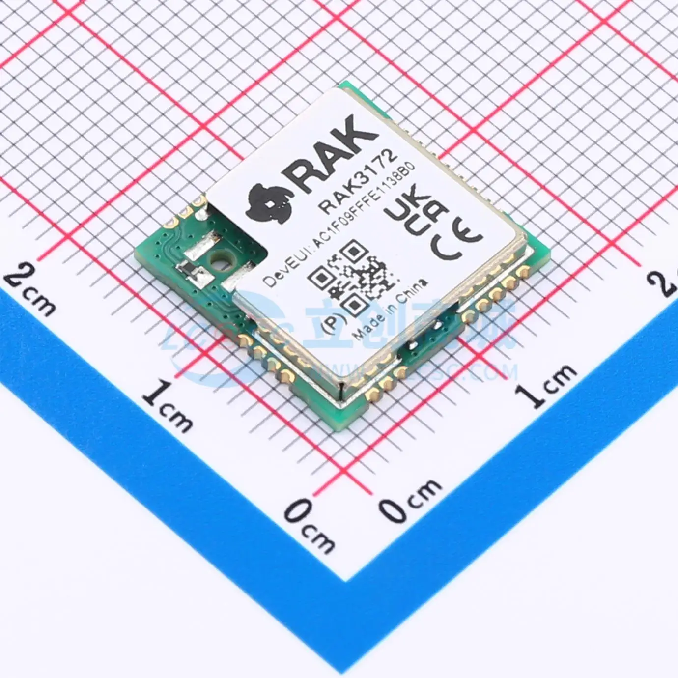 2pcs RAK3172-8-SM-NI SMD 15.5x15mm ADC GPIO SPI UART I2C LoRa 2V 3.6V LoRa RF Transceiver Module for Smart Home System