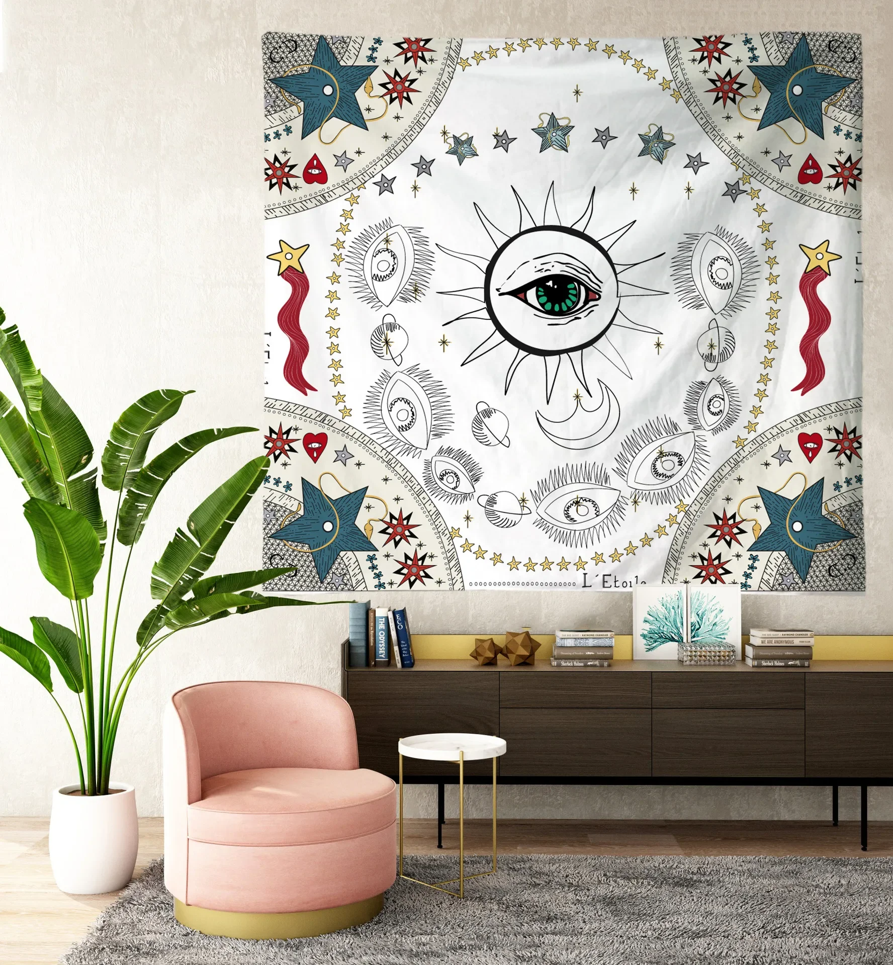 Mandala Tapestry Zon En Maan Tapijt Muur Opknoping Gossip Wandtapijten Hippie Muur Tapijten Dorm Decor Deken Tapiz Gobelin