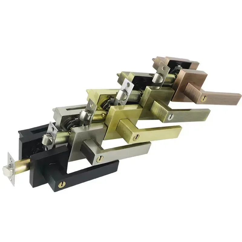 for Heavy Duty Three Rod Lock Universal Handle Mechanical Key Unlocking Privacy Room Door Lock Multiple Styles Available
