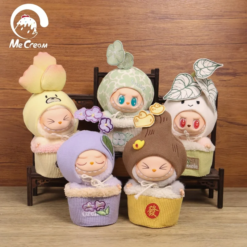 

For Doll Clothes Suitable 15-17cm Labubu Clothes Flower Pot Clothing Doll Accessorie Cute Cartoon Creative Design Child Gift Toy