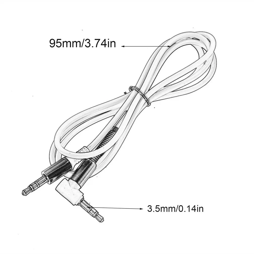 3.5มม.ถึง3.5มม.แจ็คสายสัญญาณเสียง AUX 1M ชายชายสายปลั๊กสายไฟสำหรับโทรศัพท์หูฟังลำโพงรถยนต์