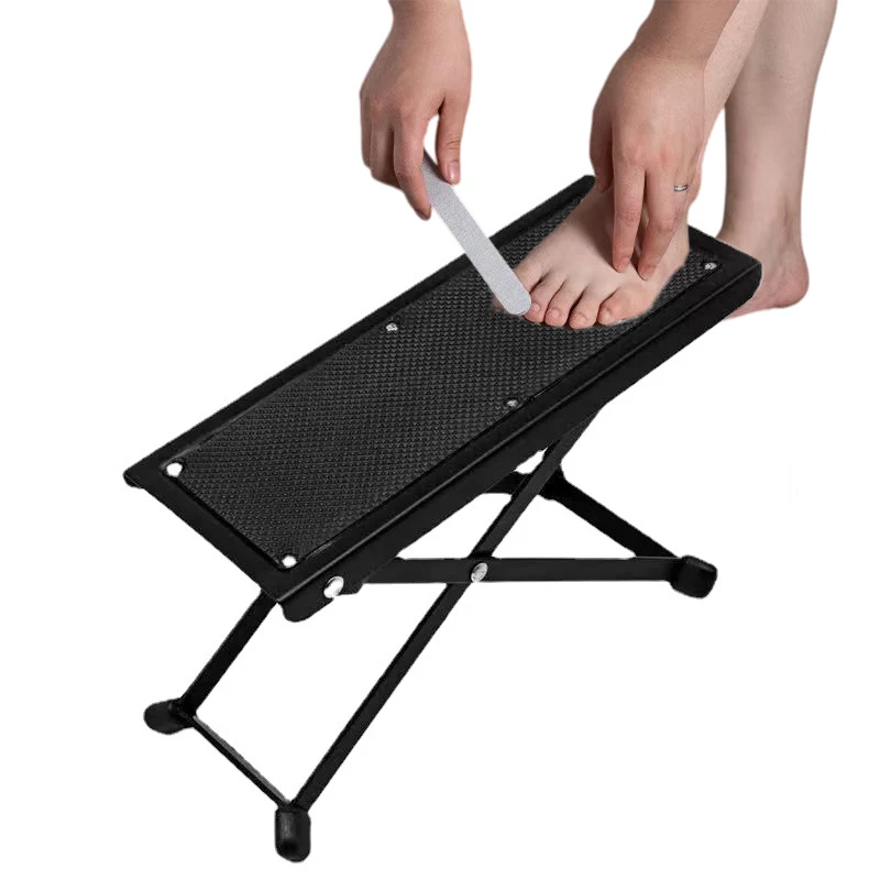 1Pcs Pedicure Foot Rest Stand Adjustable Height Beauty Footrest Foldable Foot Rest Pedal Anti-slip For Manicure Home Foot Care