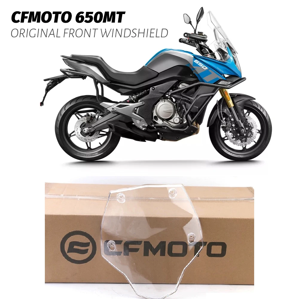 For CFMOTO CF 650MT MT650 CF650-3 Motorcycle Front Small Windshield WindScreen Fairing Wind Deflector Transparent